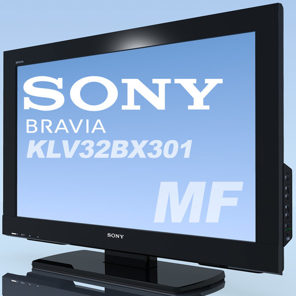 3d model of tv sony bravia 32bx301 - TV SONY Bravia 32BX301 MF by 3DLocker